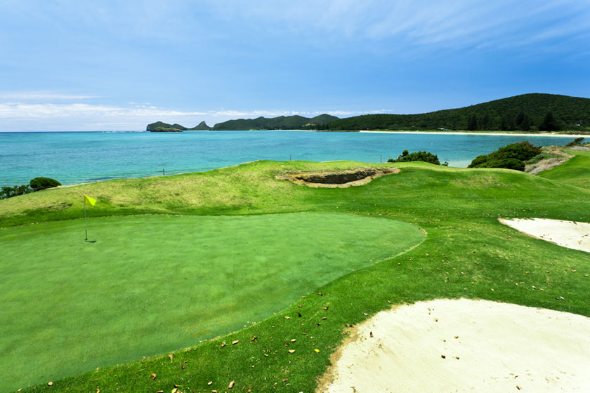 Golf, one of the interesting things to do on Lord Howe Island